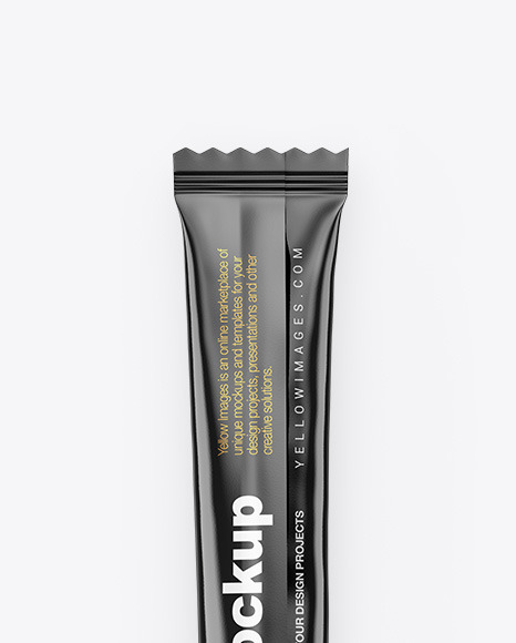 Glossy Stick Sachet Mockup PSD #3