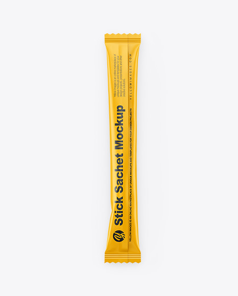 Matte Stick Sachet Mockup