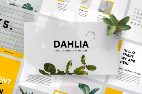 Dahlia Bundle Presentation Template