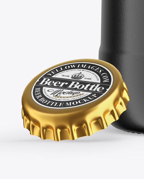 Ceramic Beer Bottle Mockup PSD #7
