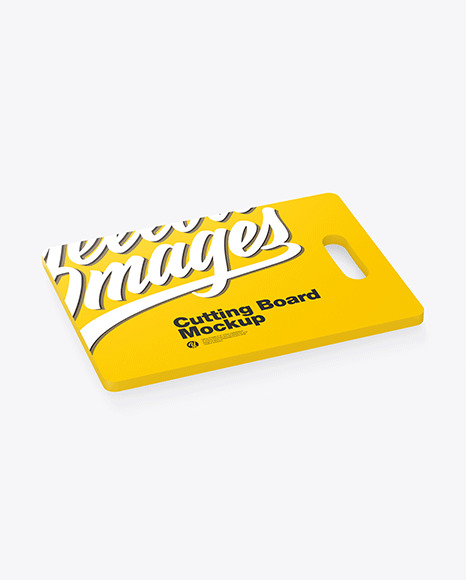 Plastic Cutting Board Mockup