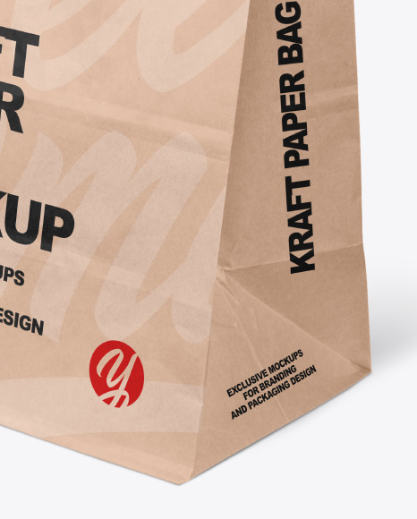 Download Kraft Paper Shopping Bag Mockup Download Graphic Design Mockup