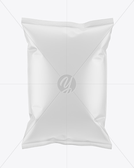 Download Matte Snack Bag Mockup In Bag Sack Mockups On Yellow Images Object Mockups