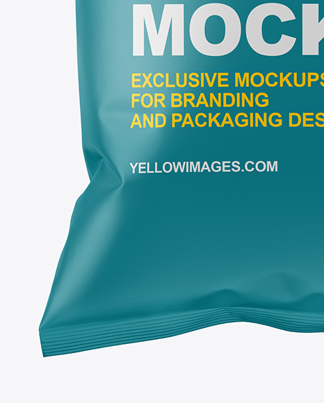 Matte Snack Package Mockup PSD #1