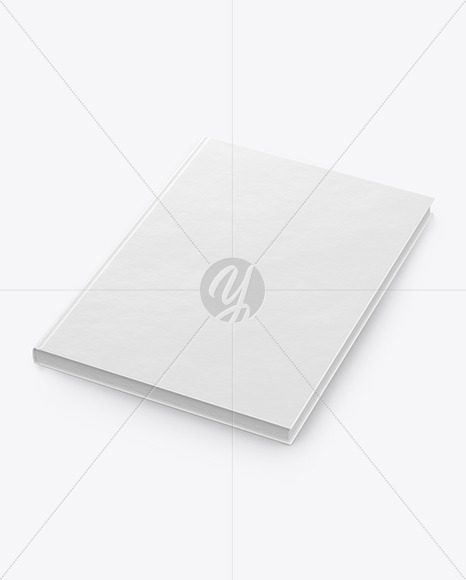 Hardcover Book Mockup - Half Side View Hardcover Book Mockup - Half Side View