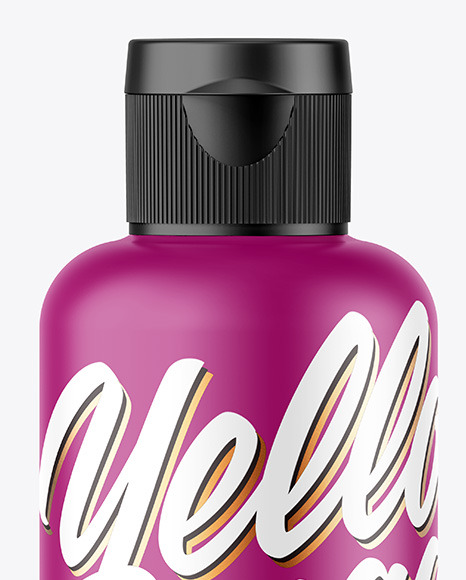 Matte Plastic Bottle Mockup PSD #1
