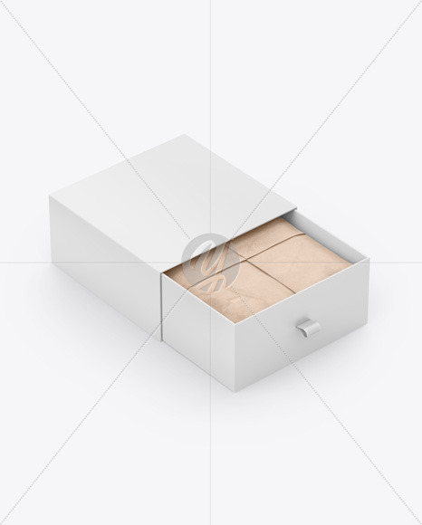 Download Kraft Box W Glossy Mug Mockup In Box Mockups On Yellow Images Object Mockups