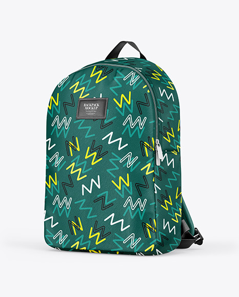 Backpack Mockup In Apparel Mockups On Yellow Images Object Mockups