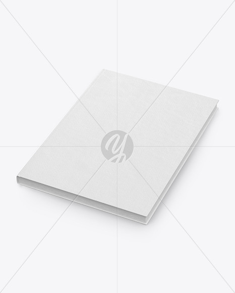 Hardcover Book w/ Fabric Cover Mockup Hardcover Book w/ Fabric Cover Mockup