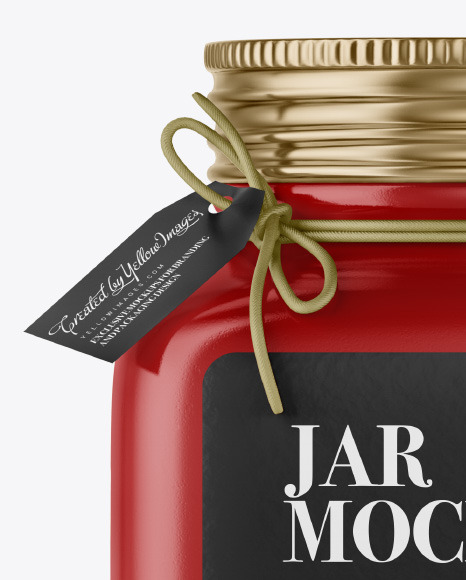 Glossy Ceramic Jar Mockup PSD #6