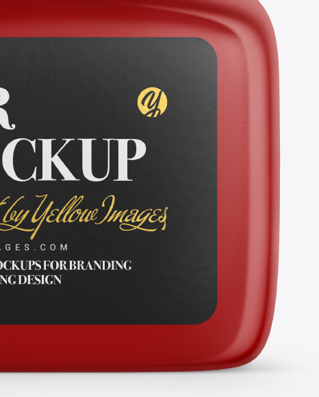 Glossy Ceramic Jar Mockup PSD #7