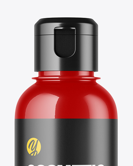 Glossy Cosmetic Bottle Mockup PSD #2
