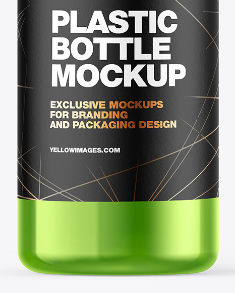 Metallic Bottle Mockup PSD #6