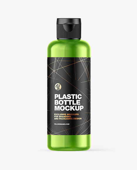 Metallic Bottle Mockup PSD #2
