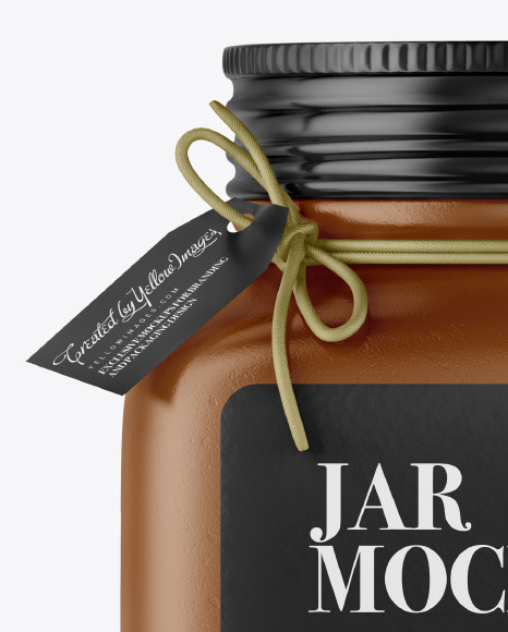 Matte Ceramic Jar Mockup PSD #1