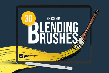 30 Procreate Blending Brushes