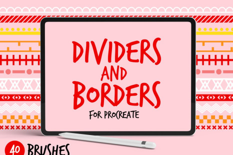 Procreate Brushes Dividers and Borders