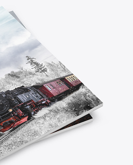 Download Two Matte A4 Magazines Mockup in Stationery Mockups on ...