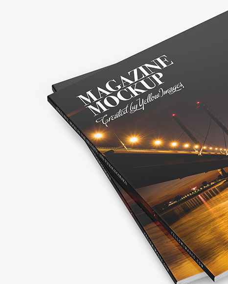 Download Two Matte A4 Magazines Mockup in Stationery Mockups on ...