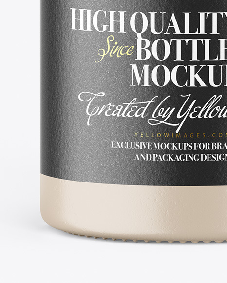 Ceramic Wine Bottle Mockup PSD #6