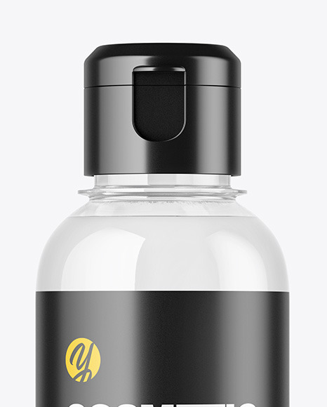 Clear Cosmetic Bottle Mockup PSD #4