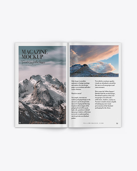 Matte Magazine Mockup