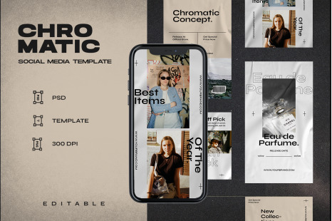 Chromatic - Instagram Stories &amp; Post Template