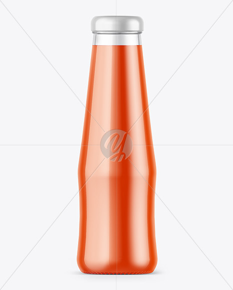 Glass Sauce Bottle Mockup Glass Sauce Bottle Mockup