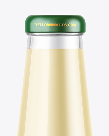 Glass Sauce Bottle Mockup PSD #1