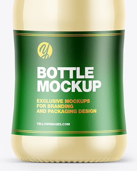 Glass Sauce Bottle Mockup PSD #7