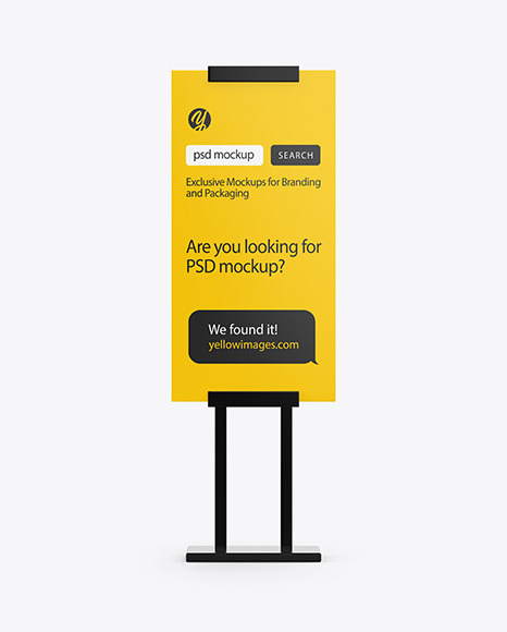 Advertising Board Mockup PSD #4