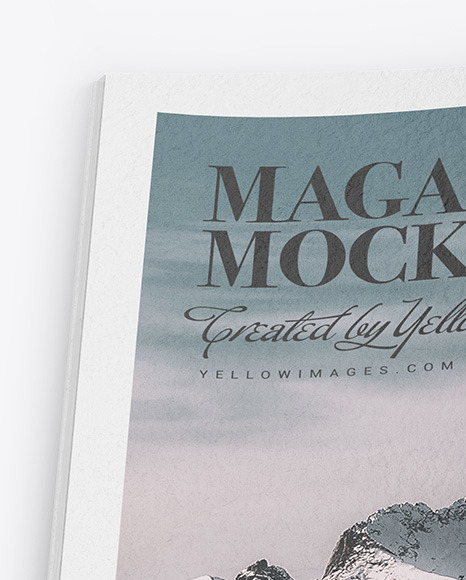 Paper Magazine Mockup PSD #5