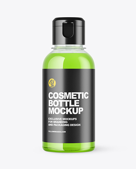Color Liquid Cosmetic Bottle Mockup
