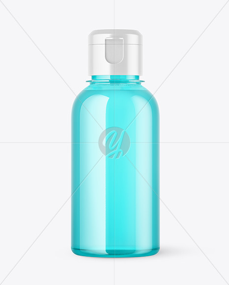 Color Plastic Cosmetic Bottle Mockup