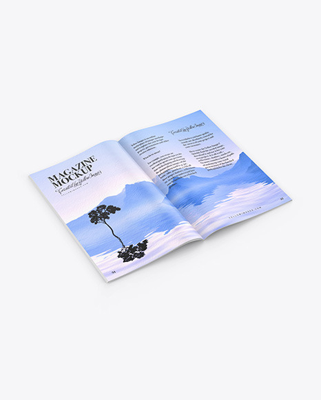 Textured Magazine Mockup