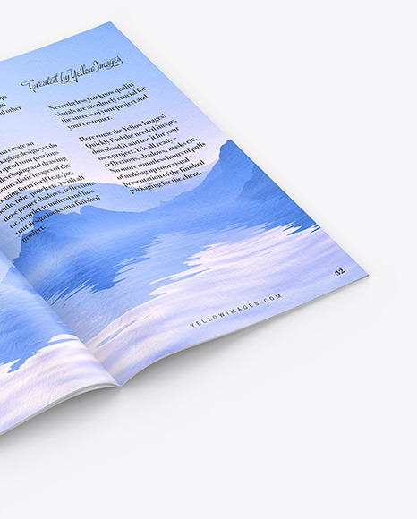 Download Textured Magazine Mockup In Stationery Mockups On Yellow Images Object Mockups