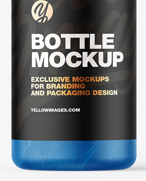 Matte Plastic Bottle Mockup PSD #6
