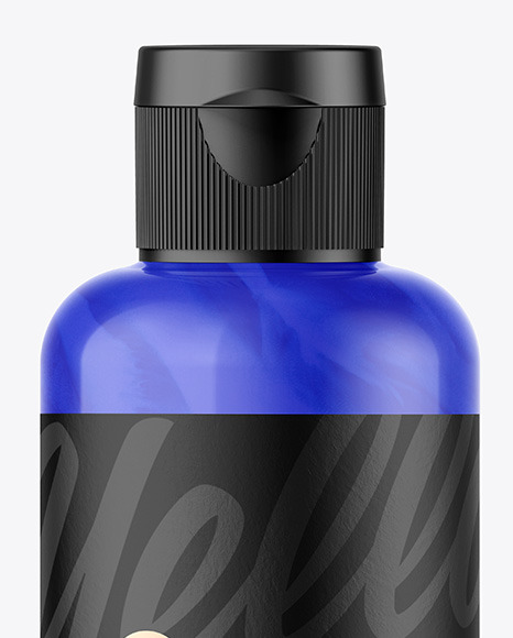 Glossy Plastic Bottle Mockup PSD #1