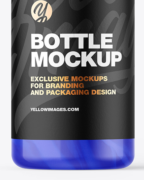 Glossy Plastic Bottle Mockup PSD #6