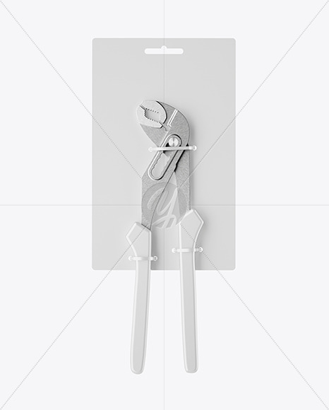 Pipe Wrench Mockup - Front View