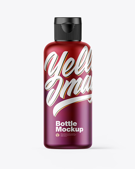 Metallic Bottle Mockup