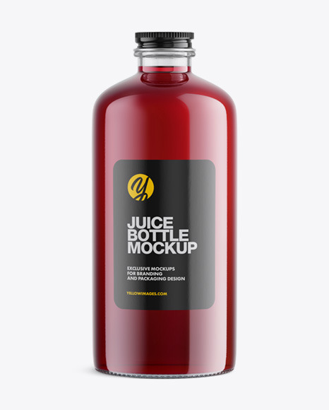 Download Juice Bottle Mockup Half Side View In Bottle Mockups On Yellow Images Object Mockups