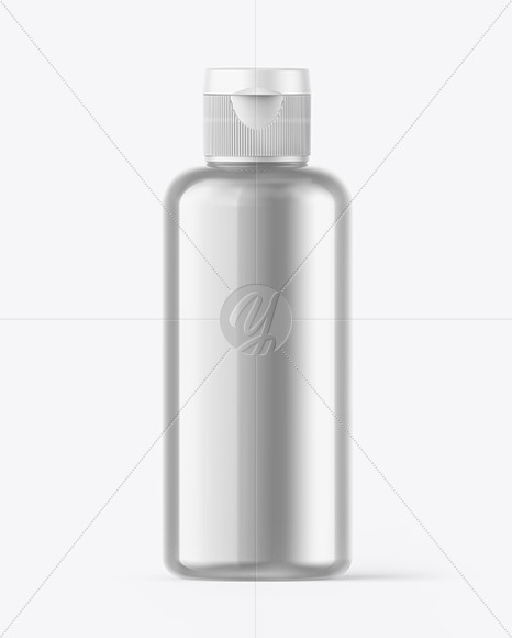 Free Metallic Bottle Mockup