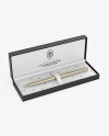 Gift Writing Pen in Box Mockup