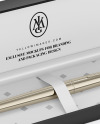 Gift Writing Pen in Box Mockup