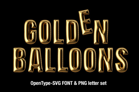 Golden Balloon Font