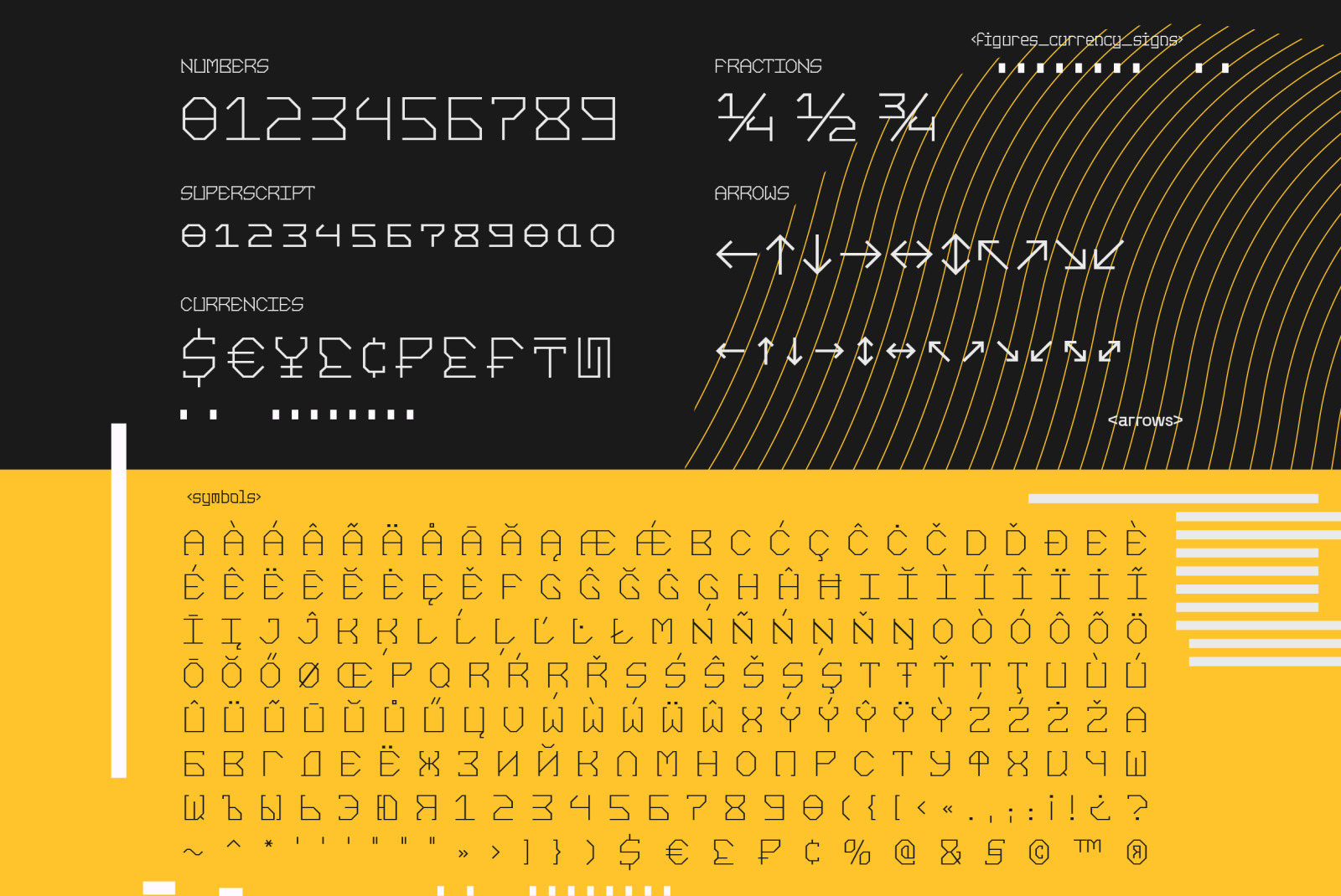 Sk Skrynka Font In Fonts On Yellow Images Creative Store