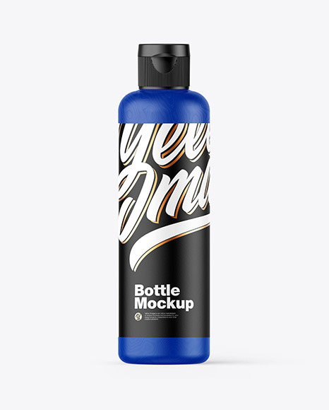 Matte Plastic Bottle Mockup PSD #2
