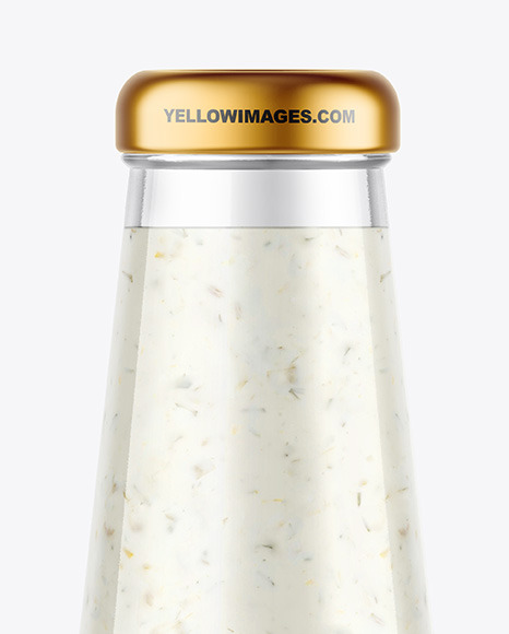 Sour Cream Sauce w  Garlic Bottle Mockup PSD #5