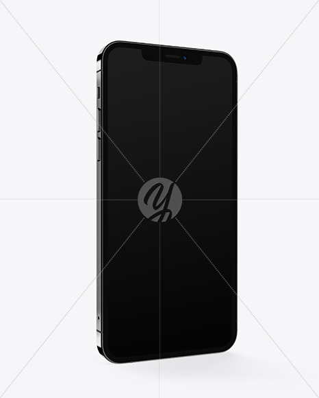 Free Apple iPhone 12 Pro Max Graphite Mockup